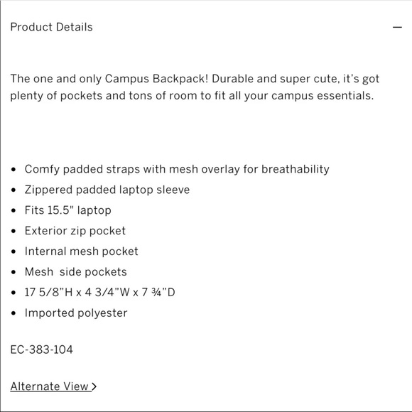 VS Pink Backpack 🎒 - Picture 2 of 2